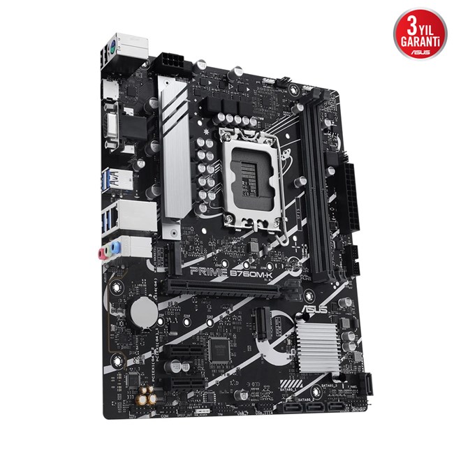 Asus Prime B760M-K D5 1700P Vga Hdmi [90MB1FI0-M1EAY0] görsel 3