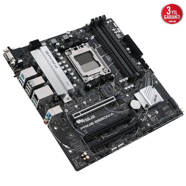 Asus Prime B650M-A AM5 Ryzen DDR5 Vga Hdmi Dp [90MB1C10-M0EA görsel 3