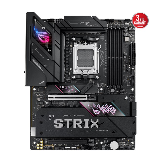 Asus Rog Strix B850-E Gaming Wifi AM5 D5 Type-C [90MB1J60-M0 görsel 3