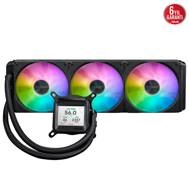 Asus Prime LC 360 mm ARGB LCD Sıvı Soğutucu [90RC00Z1-B0EAY0]