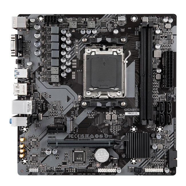 Gigabyte B650M S2H D5 AM5 Vga Hdmi Dp [B650M-S2H] görsel 3