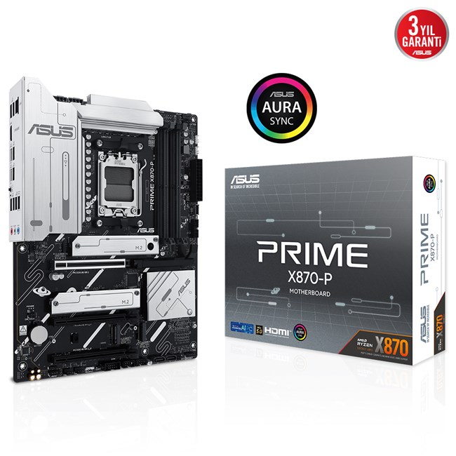 Asus Prime X870-P AM5 D5 Hdmi Type-C [90MB1IT0-M0EAY0]