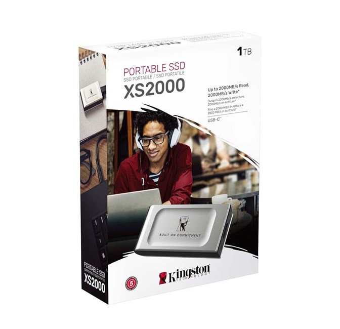 Kingston 1TB SXS2000 BOC Usb-C Taşınabilir SSD [SXS2000/1000 görsel 3