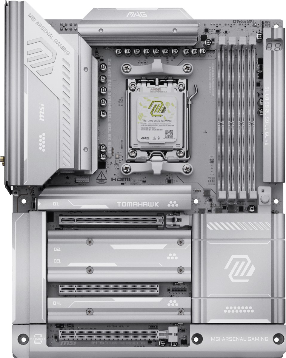 MSI MAG X870E GAMING MAX WIFI AM5 Ryzen D5 Type-C
