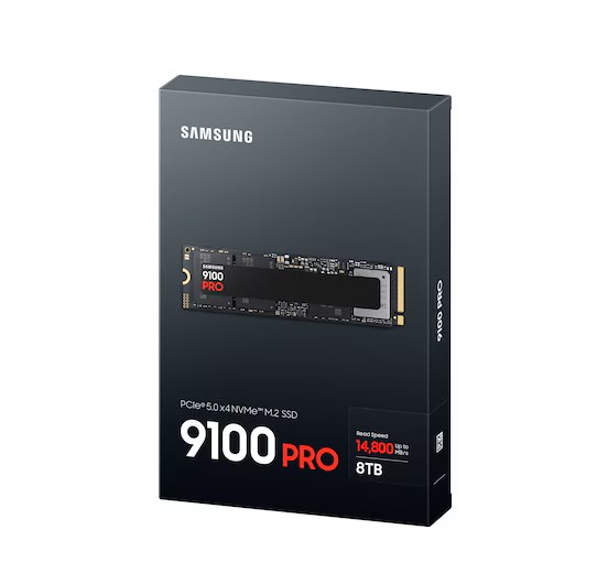 Samsung 9100 Pro 8TB M.2 NVMe 14800/13400MB/s [MZ-VAP8T0BW] görsel 3