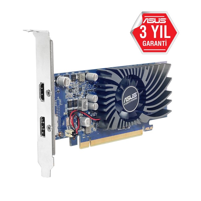 Asus GeForce GT 1030 2GB GDDR5 Hdmi Dp 64Bit [90YV0AT2-M0NA0 görsel 3